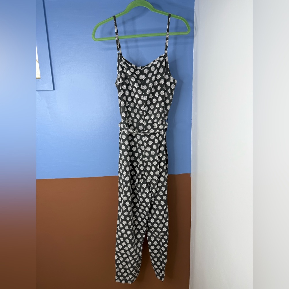 Outerknown Summer Sunday Suit Romper Playsuit in Pitch Black Lantana Size Medium - Picture 5 of 8